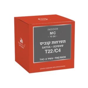 אם סי - MC סאטיבה T22C4 קנאבר CANNABAR אינדור פנופארם הזמנות קנאביס